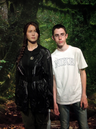 Vincent et Hunger Games chez Tussauds
