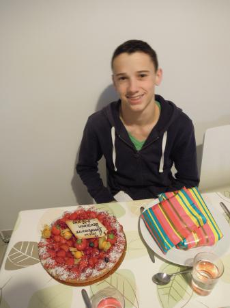 Benjamin fête ses 16 ans