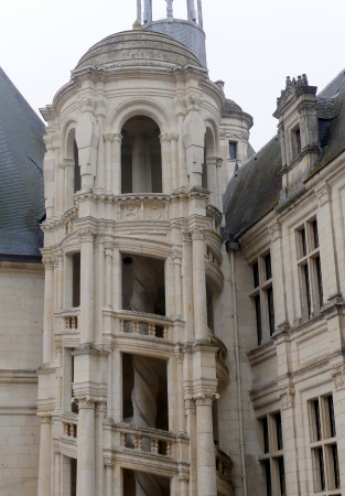 Escalier à vis pour les tours