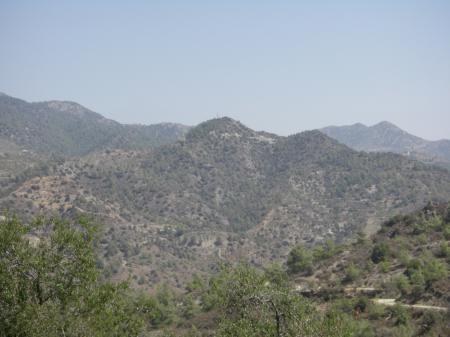 Vue sur la région de Pitsilia