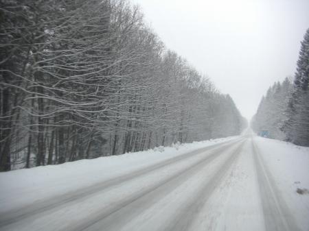 Sur la route en Belgique