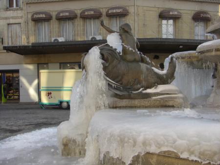 Fontaine Gonzague gelée