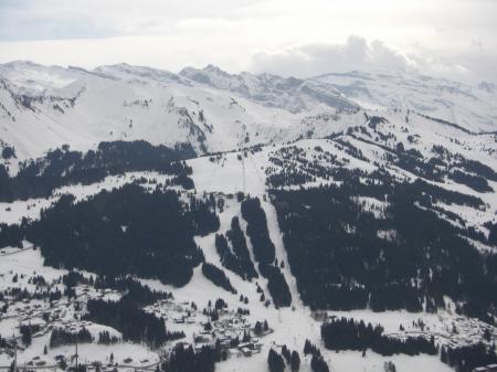 La montagne que Thibaut à descendu tout seul