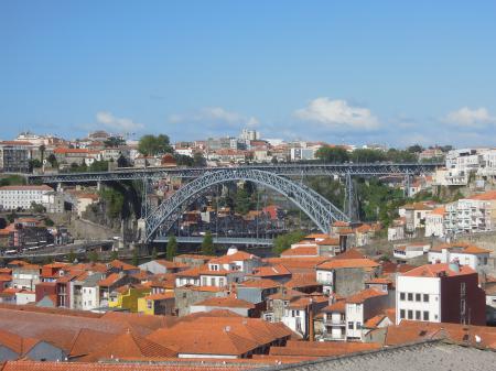 Vue sur le Ponte Dom Luiz I