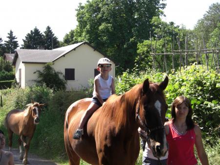 Thibaut à cheval