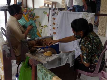 Fabrication du Batik