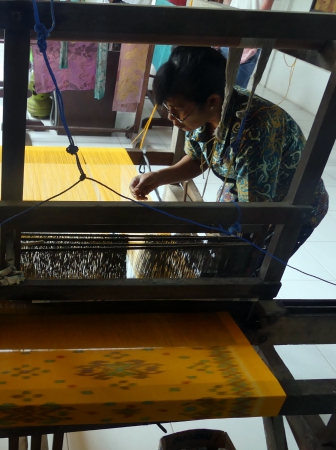 Fabrication de Batik
