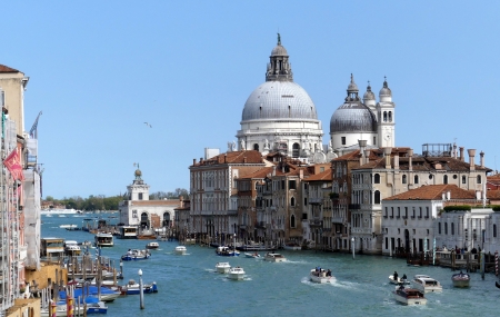 Grand canal vu du pont du Rialto