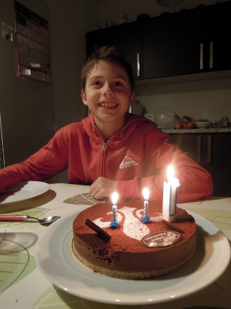 Thibaut fête ses 12 ans