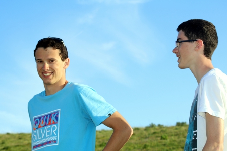 Benjamin et Vincent à Grand Capo