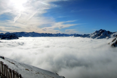 Mer de nuages sur Barèges