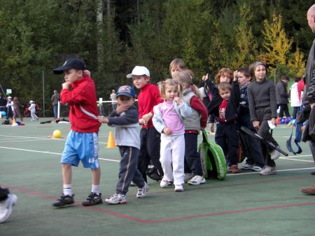 Rassemblement de baby tennis