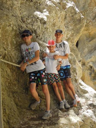 Dans les gorges d'Agios Antonios