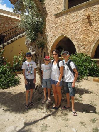 Dans le monastère d'Arkadi