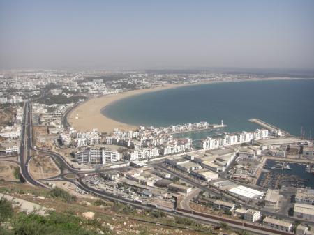 Agadir vu de la casbah