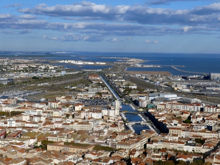 Sète vue du mont Saint-Clair